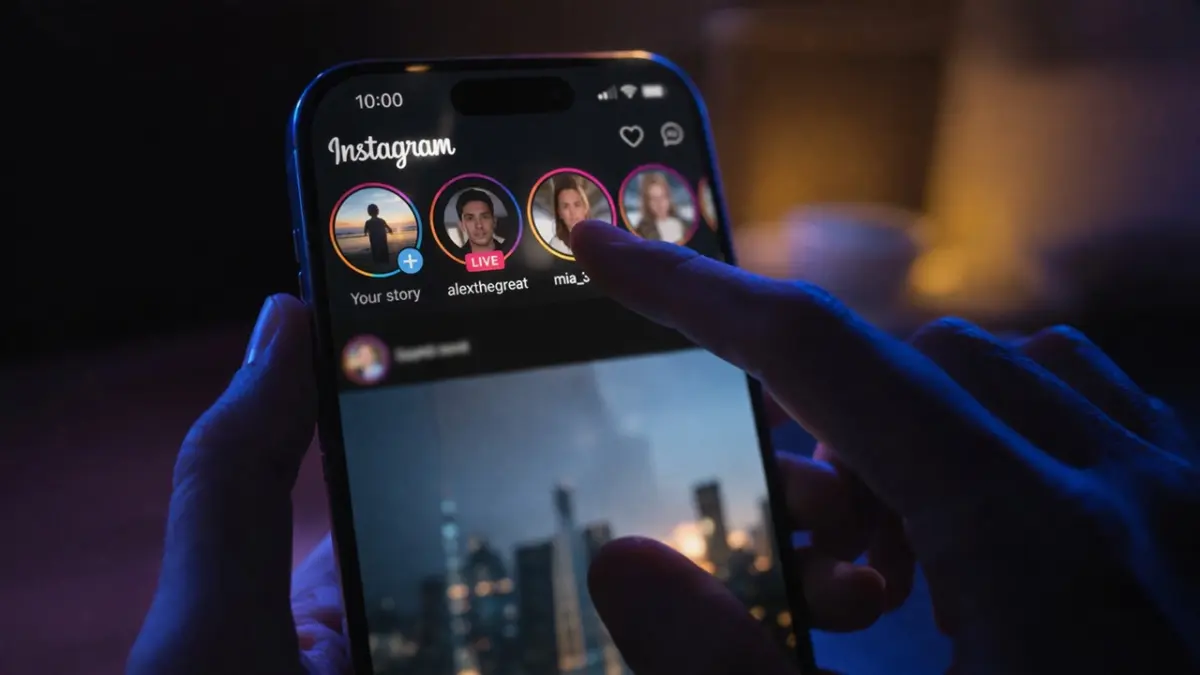 Menggunakan trik mode pesawat dan situs pihak ketiga memungkinkan kamu untuk tetap memantau informasi di Instagram Story secara diam-diam tanpa perlu khawatir nama kamu muncul di daftar penonton. (RIFKI/AI)