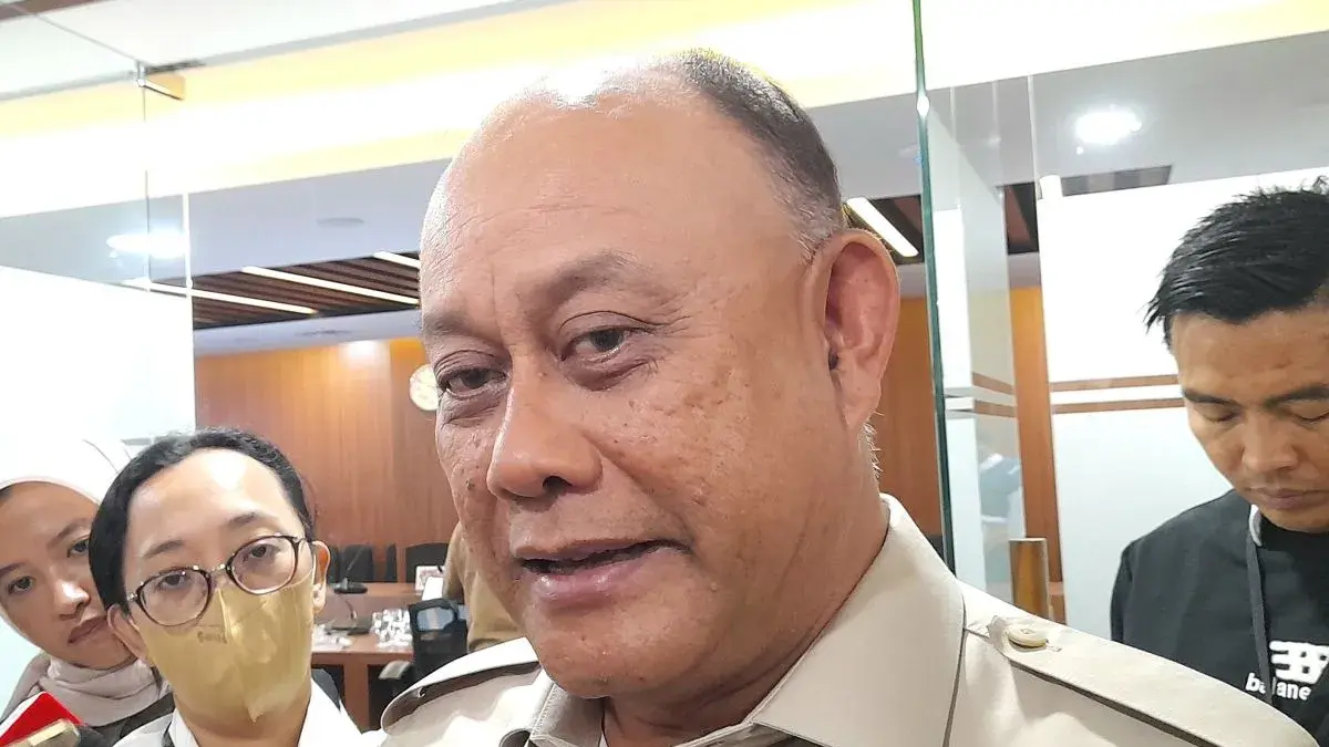 Kepala BGN Dadan Hindayana ditemui usai rapat koordinasi bersama Menteri Koordinator Bidang Pangan Zulkifli Hasan di Jakarta, Kamis (2/4/2026). ANTARA/Lintang Budiyanti Prameswari
