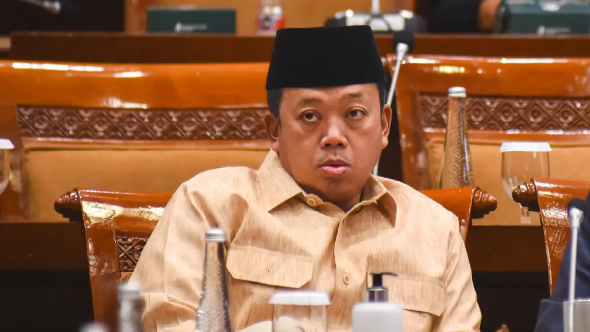 Ketua Pansus Angket Haji DPR RI Nusron Wahid dalam rapat Pansus Hak Angket terkait ibadah Haji di Kompleks Parlemen, Senayan, Jakarta, 28 Agustus 2024. Dok. Tempo/M Taufan Rengganis