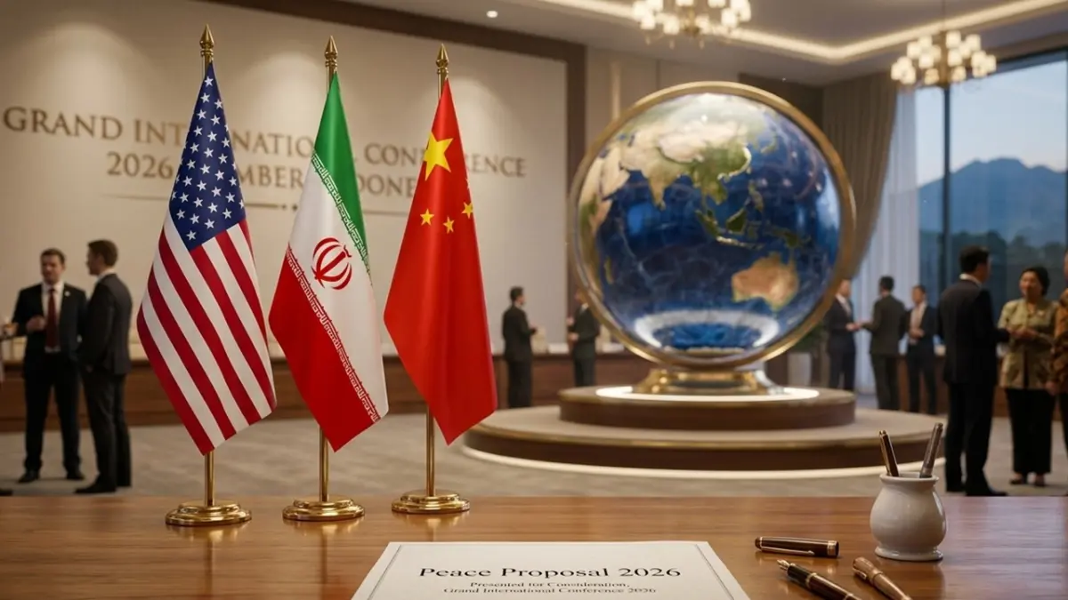 Keterlibatan China dalam mendorong Iran menuju gencatan senjata dengan Amerika Serikat menjadi titik balik penting bagi stabilitas perdamaian dunia yang kamu nantikan.Keterlibatan China dalam mendorong Iran menuju gencatan senjata dengan Amerika Serikat menjadi titik balik penting bagi stabilitas perdamaian dunia yang kamu nantikan. (RIFKI/AI)