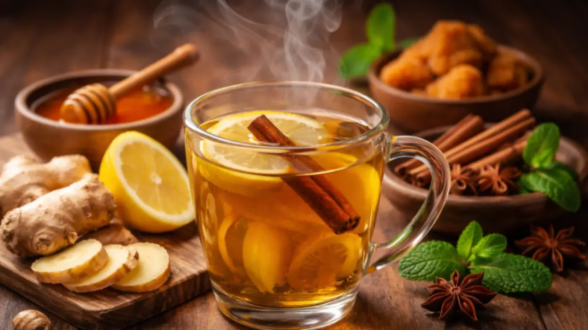 Minuman wedang jahe (AI)