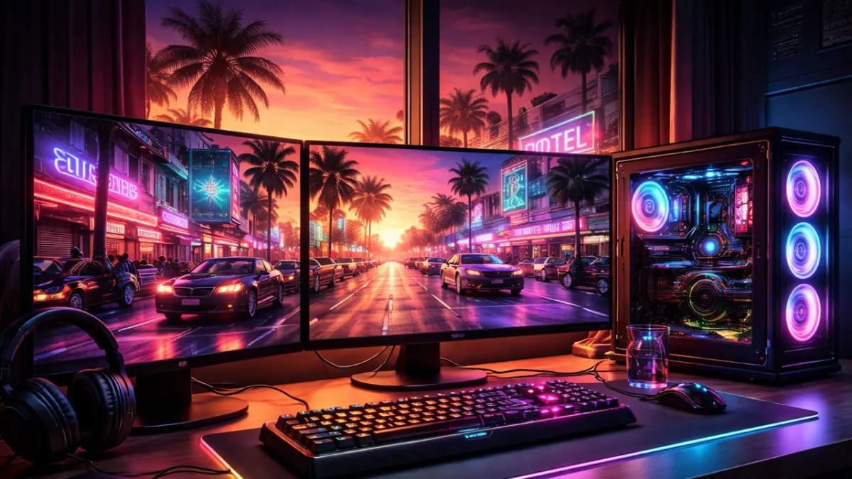Bocoran jadwal rilis GTA 6 versi PC pada Februari 2027 menjadi kabar paling dinanti bagi kamu yang menginginkan performa grafis maksimal dan kebebasan modifikasi dalam permainan. (RIFKI/AI)
