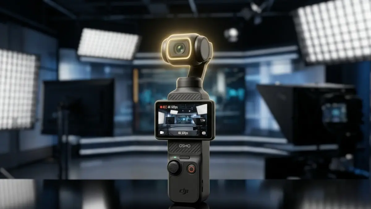 Dengan sensor 1 inci dan memori internal super lega, DJI Osmo Pocket 4 siap menjadi senjata utama kamu dalam menghasilkan konten video berkualitas tinggi yang stabil dan jernih di tahun 2026. (RIFKI/AI)
