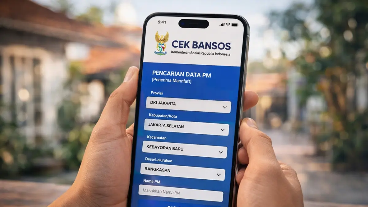 Dengan memanfaatkan website atau aplikasi resmi Kemensos, kamu bisa memantau status penerimaan bantuan sosial secara mandiri hanya dengan menggunakan NIK kependudukan. (ai/rifki/halojember)