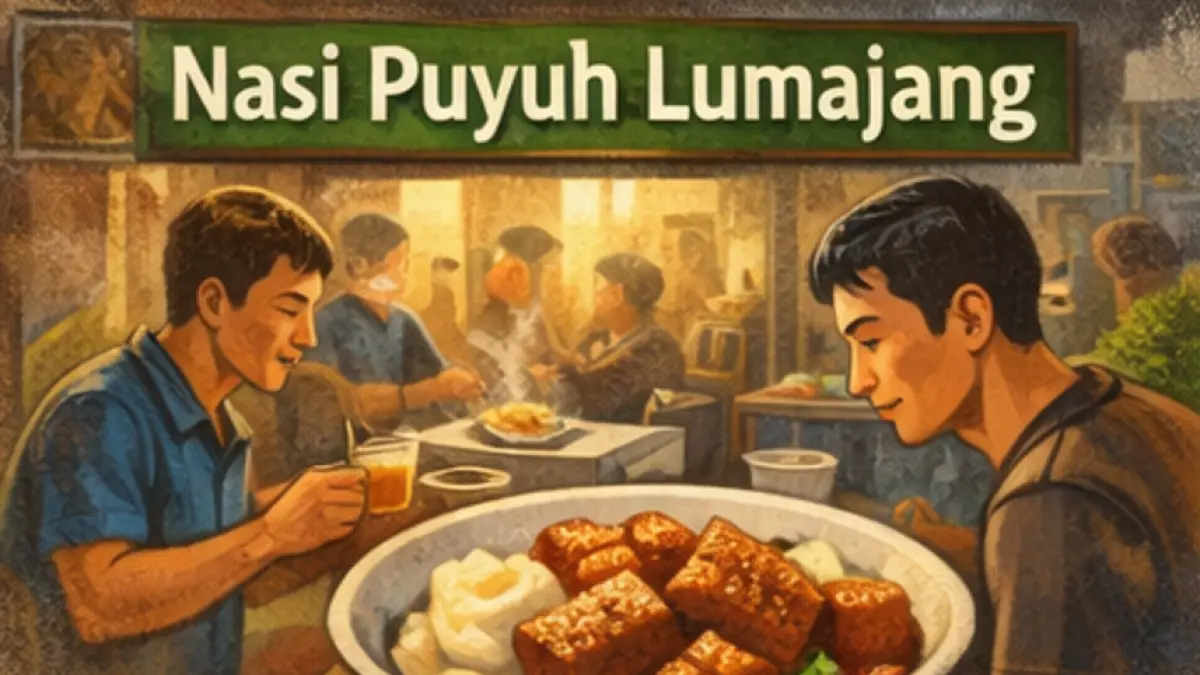 Ilustrasi AI Nasi Puyuh di Lumajang