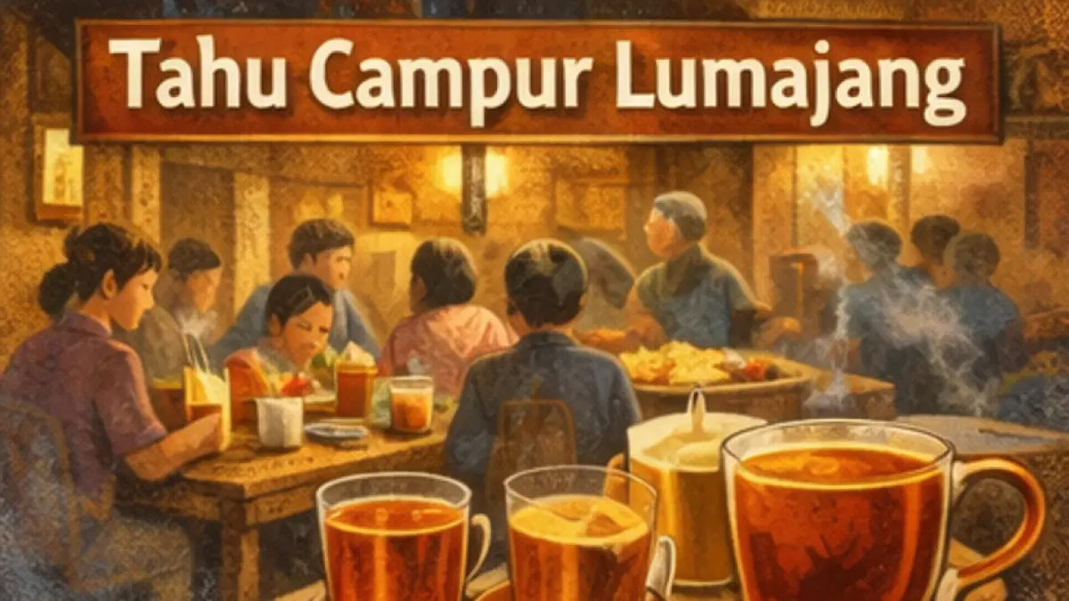 Ilustrasi AI Tahu Campur Lumajang