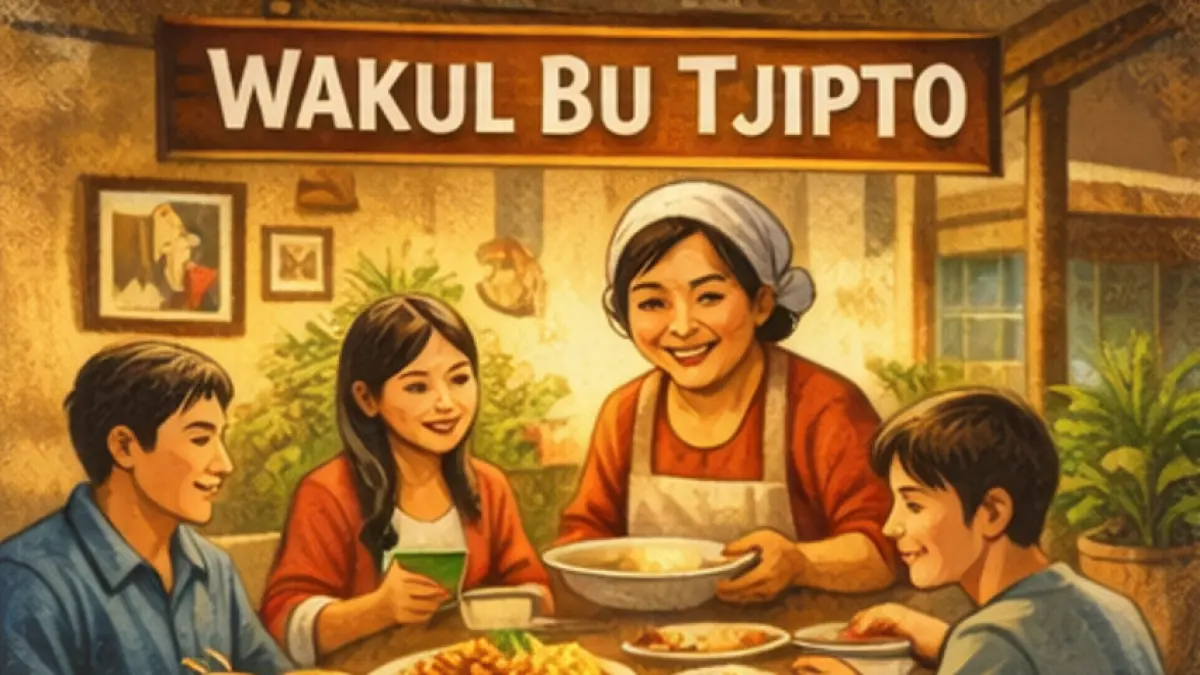 Ilustrasi AI Warung Makanan yang Berada di Lumajang
