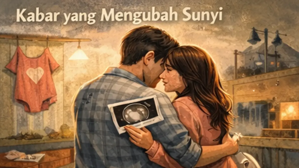 Ilustrasi AI Puisi yang Berjudul Kabar yang Merubah Sunyi