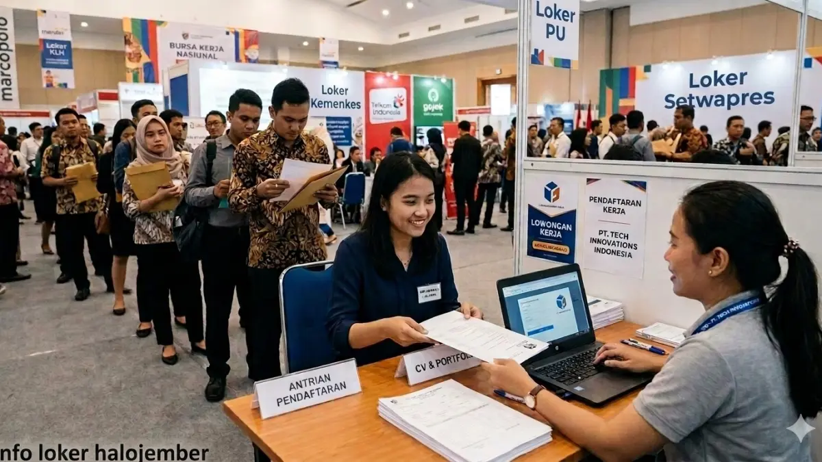 Ilustrasi info loker halojember dari sejumlah kementerian. (ai/nurhariri/halojember)