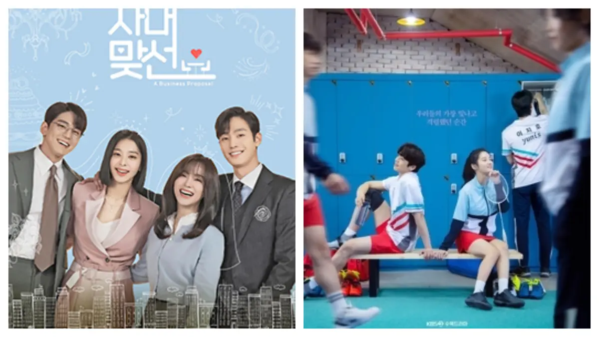 Poster Drama Korea Business Proposal dan Love All Play (Wikipedia)