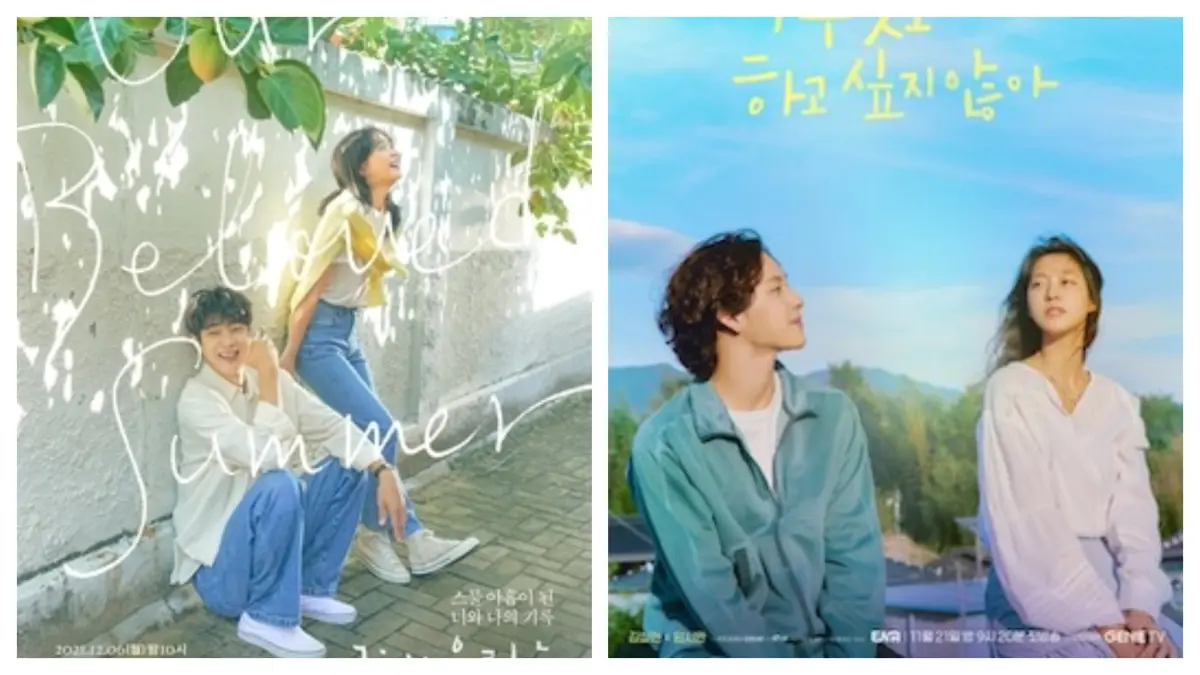 Poster Drama Korea Our Beloved Summer dan Summer Strike (Wikipedia)