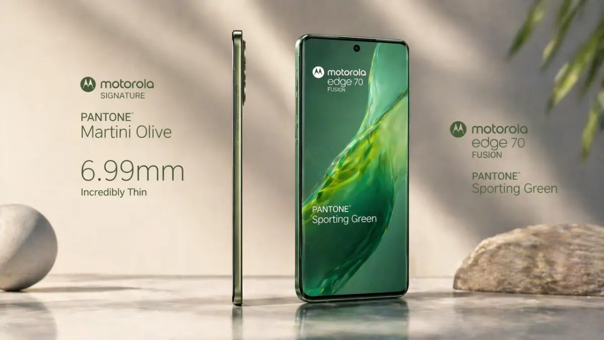 Motorola Signature dengan bodi ultra tipis dan Edge 70 Fusion dengan baterai monster 7.000 mAh resmi hadir untuk memenuhi kebutuhan gaya hidup digital kamu di Indonesia. (ai/rifki/halojember)
