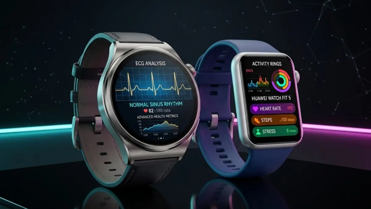 Huawei Watch Fit 5 Series hadir dengan peningkatan layar super cerah hingga 3.000 nits dan material titanium untuk mendukung gaya hidup sehat dan aktif kamu sehari-hari. (ai/rifki/halojember)