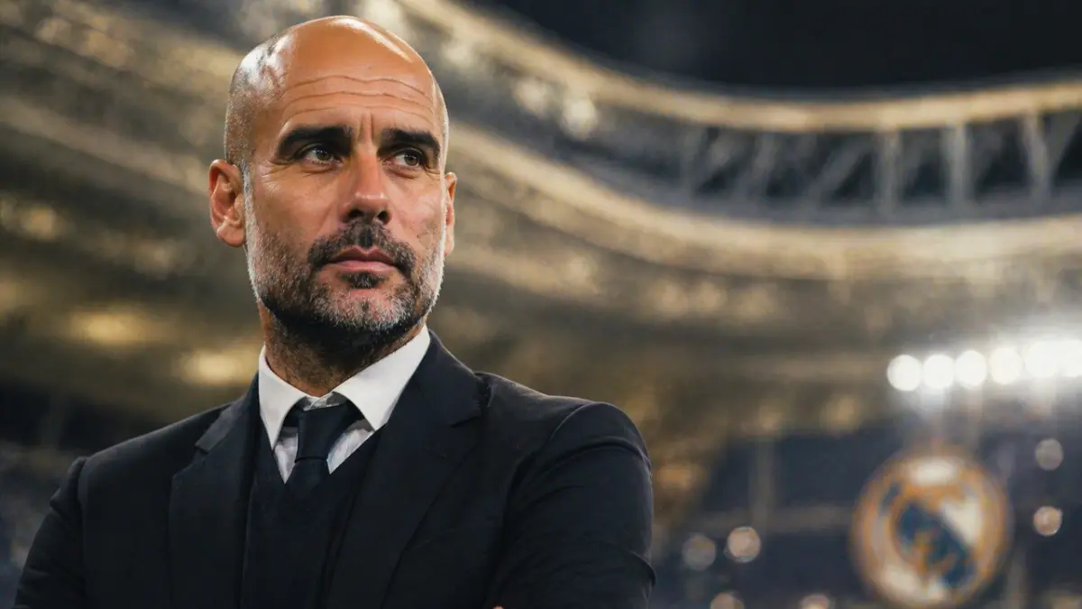 Pep Guardiola dirumorkan menjadi kandidat pelatih yang mampu membawa perubahan ekstrem bagi Real Madrid setelah performa tim menurun di bawah Alvaro Arbeloa. (ai/rifki/halojember)