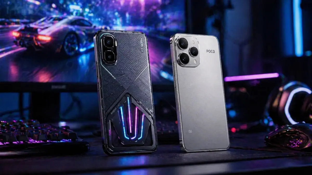 Infinix GT50 Pro dan POCO X8 Pro Max bersaing ketat memperebutkan takhta HP gaming terbaik di kelas menengah tahun 2026 untuk memanjakan kebutuhan performa kamu. (ai/rifki/halojember)
