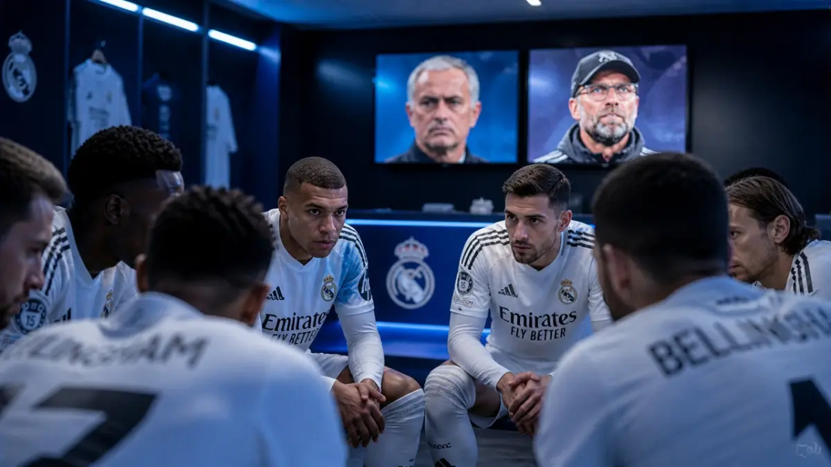 Skuad Real Madrid dikabarkan lebih memilih Juergen Klopp sebagai pelatih baru ketimbang Jose Mourinho yang dinilai berisiko menciptakan konflik di ruang ganti. (ai/rifki/halojember)