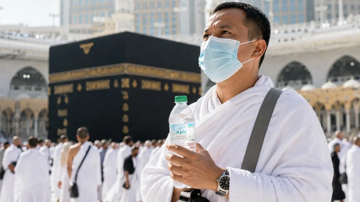 Jamaah haji Indonesia 2026 diimbau untuk selalu menjaga kebersihan diri dan lingkungan maktab sebagai langkah organik untuk mencegah risiko kesehatan selama di Tanah Suci. (ai/rifki/halojember)
