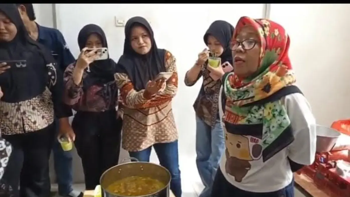 Mahasiswa Unej saksikan kegiatan memasak Kuliner Nusantara (Istimewa)