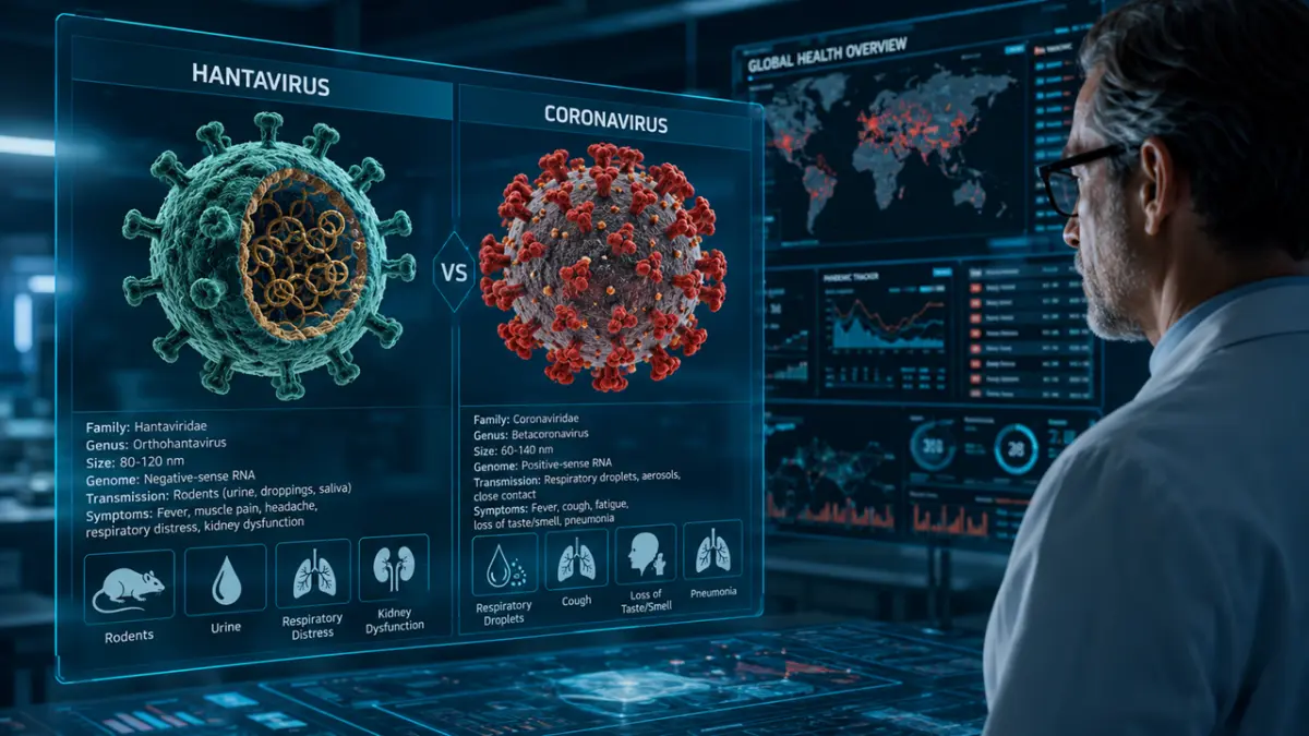 Memahami perbedaan karakter antara virus Hanta dan Covid-19 sangat penting agar kamu bisa mengambil langkah pencegahan yang tepat tanpa rasa panik yang berlebihan. (ai/rifki/halojember)