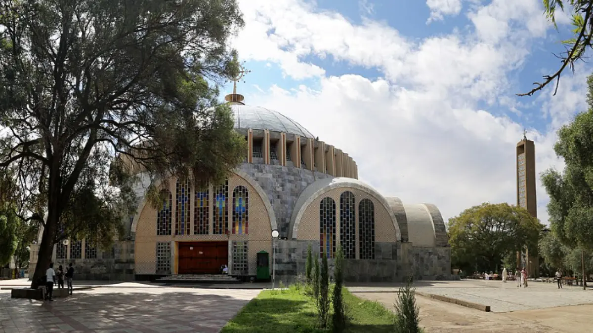 The Church of Our Lady, Mary of Zion, (Wikipedia)