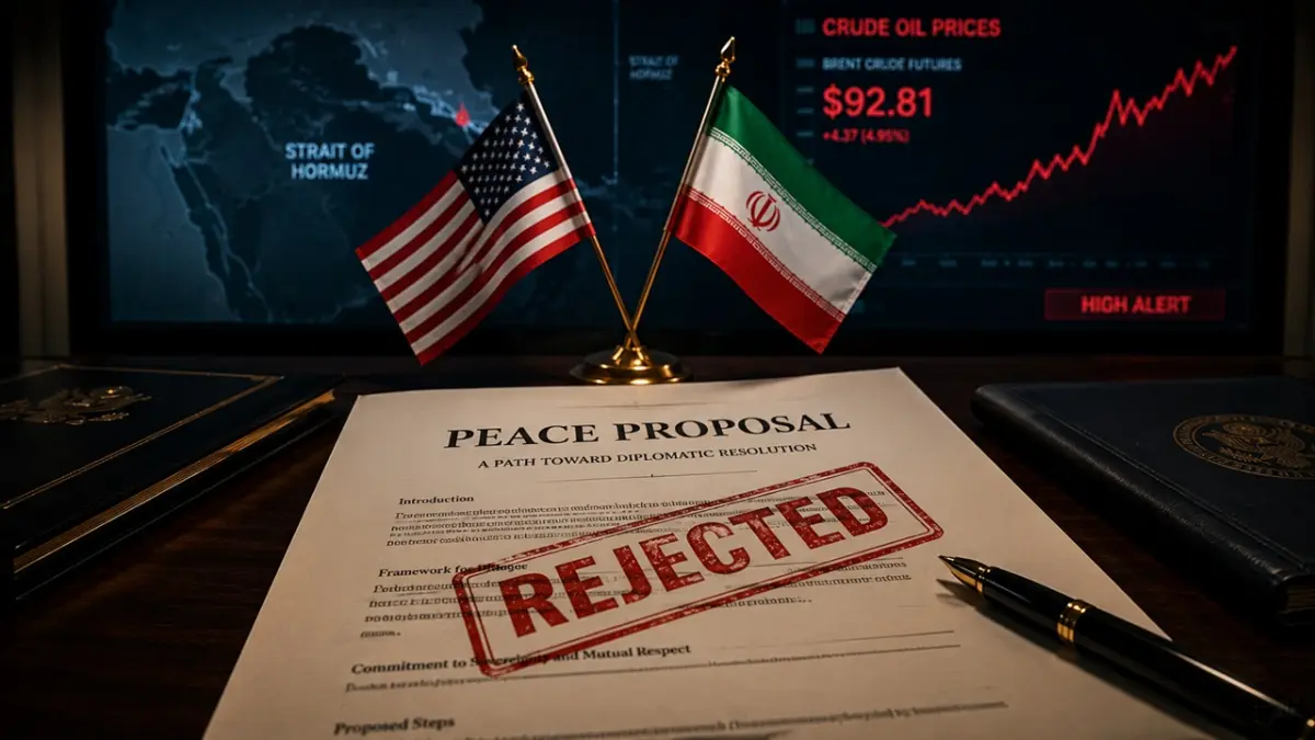 Donald Trump secara organik menyebut isi proposal Iran sebagai sampah dan tidak layak dipertimbangkan, sehingga memicu lonjakan harga minyak dunia akibat ketidakpastian di Selat Hormuz. (ai/rifki/halojember)