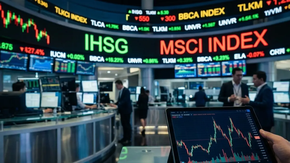 Laju IHSG berpotensi volatil menjelang pengumuman rebalancing indeks MSCI Mei 2026 karena investor asing sedang mencermati isu free float pada sejumlah saham kapitalisasi besar secara organik. (ai/rifki/halojember)