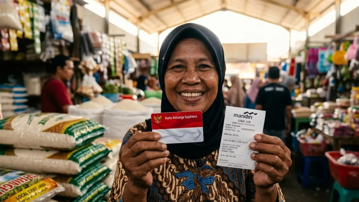 Dana bansos PKH, BPNT, hingga PIP secara organik mulai dicairkan ke rekening KKS para penerima manfaat di berbagai wilayah, segera cek saldo kamu melalui ATM atau mobile banking. (ai/rifki/halojember)