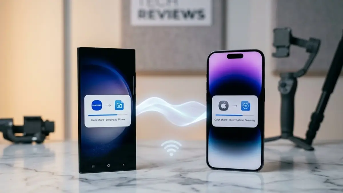 HP Samsung flagship kini secara organik mendukung AirDrop via Quick Share, memudahkan kamu mentransfer foto dan video ke iPhone secepat kilat tanpa kabel. (ai/rifki/halojember)