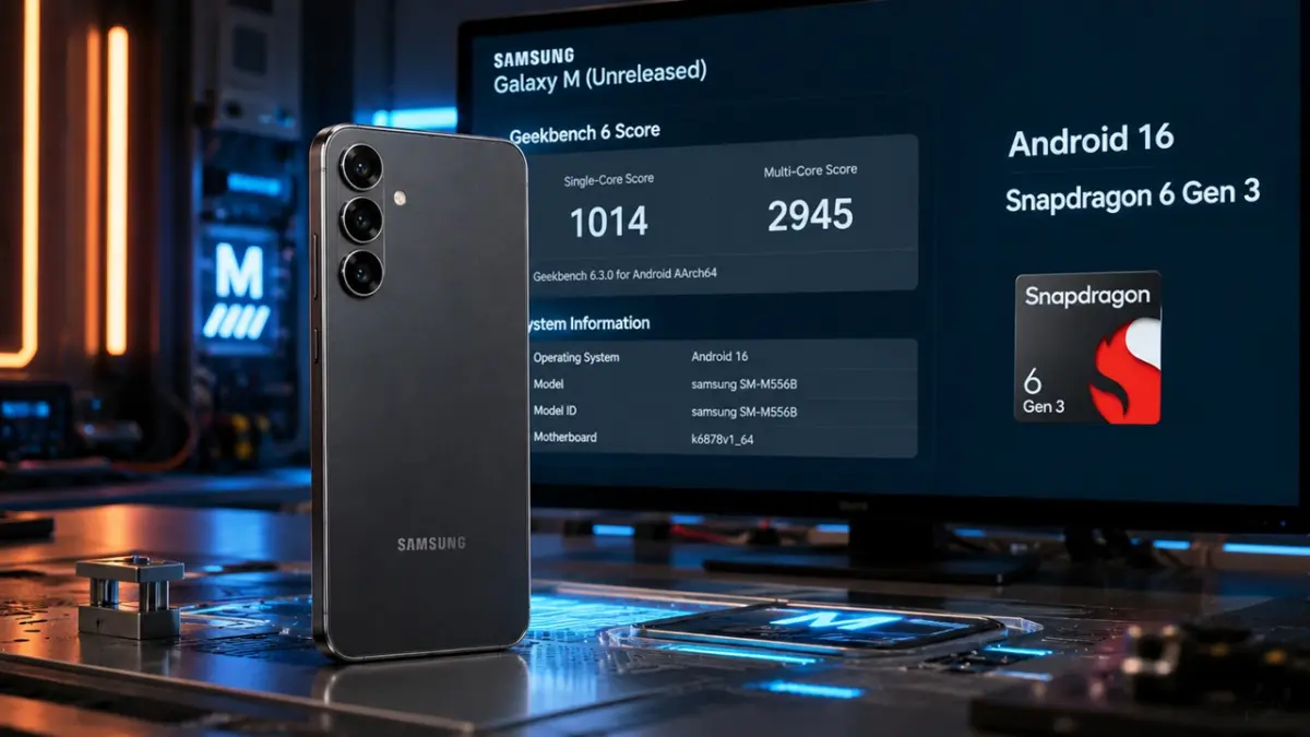 Penampakan Samsung Galaxy M47 muncul di Geekbench secara organik dengan membawa spesifikasi kelas atas berupa prosesor Snapdragon 6 Gen 3 serta kejutan sistem operasi Android 16 terbaru. 