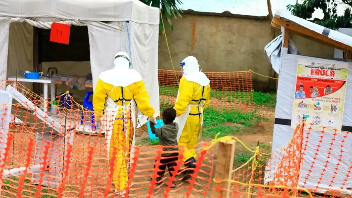 Pusat layanan medis untuk penyakit ebola di Kongo. (Foto: radarsurabaya)