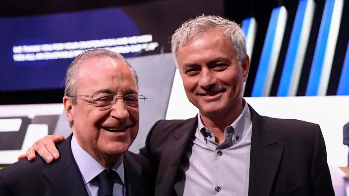 Keputusan Florentino Perez untuk membawa Jose Mourinho kembali ke Real Madrid memicu perdebatan panas mengenai potensi pecahnya keharmonisan ruang ganti Los Blancos musim depan. (AFP)