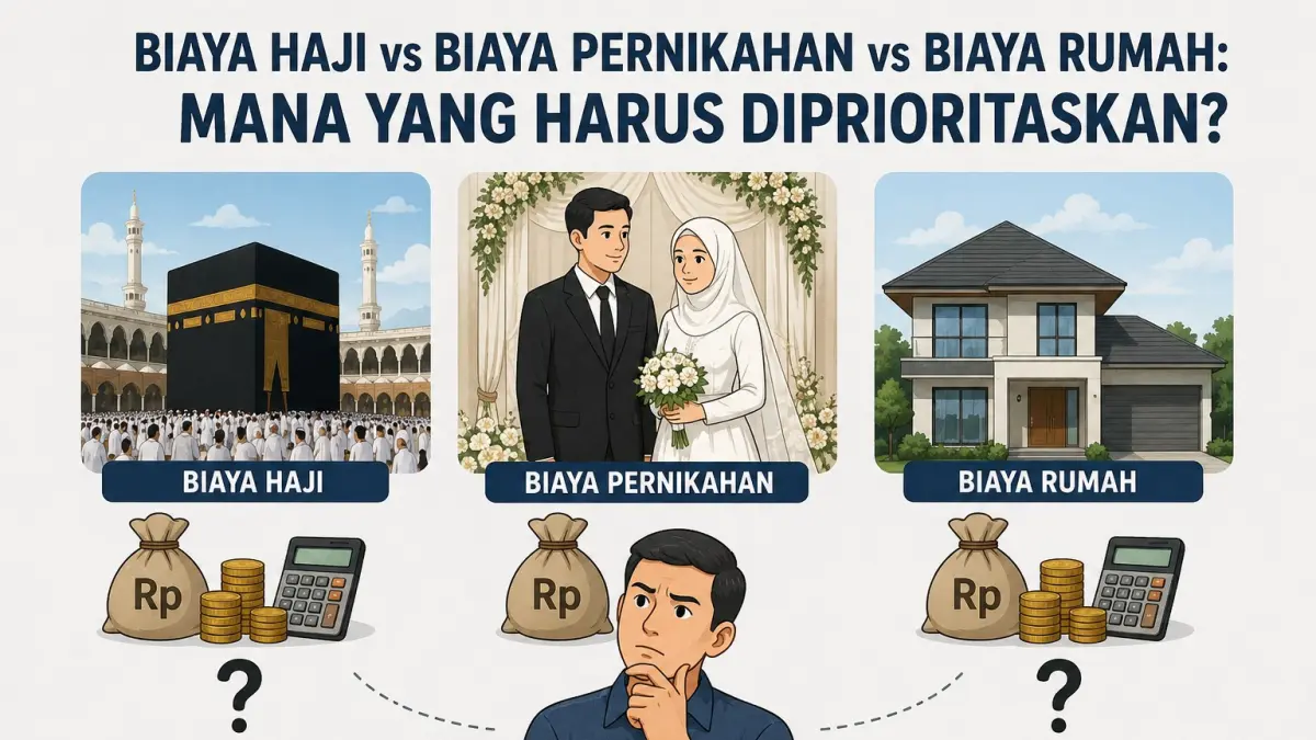 Ilustrasi Poster memilih mana yang harus diprioritaskan. (Briliabdillah/ai)