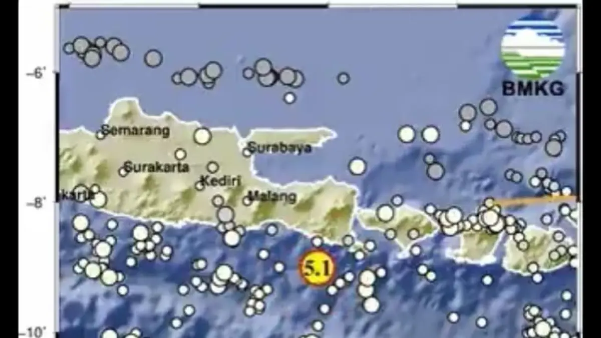 BMKG Jelaskan Gempa Selatan Jember Hari Ini, Pemicunya Pergeseran Lempeng. (Tangkapan layar X @bmkg)