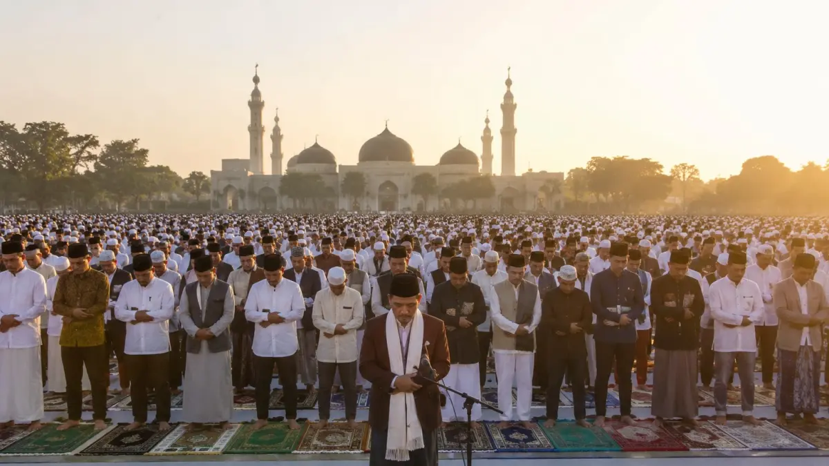 &nbsp;Ilustrasi salat idul adha (brilianabdillah/ai)