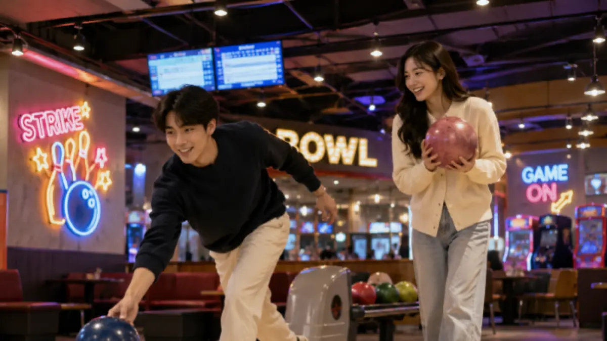 Pasangan kekasih sedang bermain bowling (AI/Halojember)