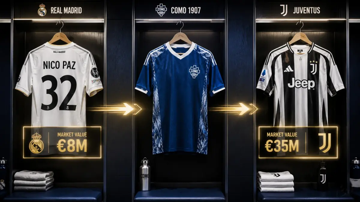 Terjadinya efek domino Nico Paz kembali ke Real Madrid Juventus bisa ketiban untung besar untuk membajak pilar tengah Como 1907 lainnya pada bursa transfer musim ini. (ai/rifki/halojember)