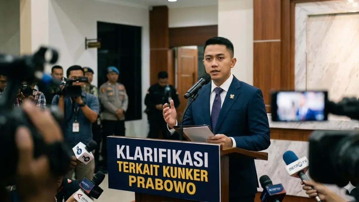 Sekretaris Kabinet (Seskab) Teddy Indra Wijaya menjelaskan secara resmi terkait Kunker Presiden Prabowo ke luar negeri dan menyebut, kelebihan anggaran ditanggung uang pribadi presiden. (nurhariri/ai/halojember)