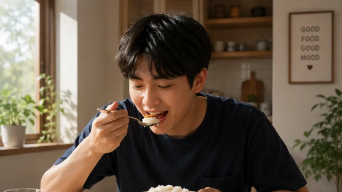 Orang sedang makan (AI/Halojember)