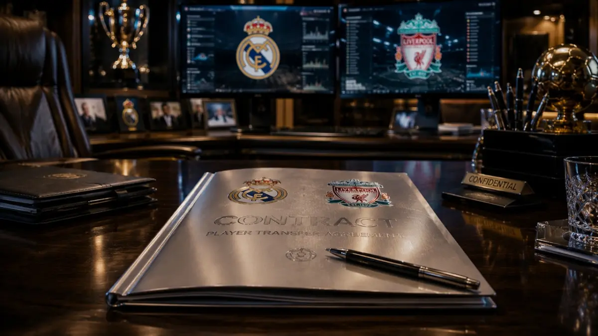Ulasan mendalam seputar kelihaian manajemen dalam mengamankan pilar pertahanan dan lini tengah baru setelah mencuatnya fakta mengenai kebiasaan di mana Real Madrid memang doyan yang gratisan dari Liverpool pada bursa transfer pemain musim ini. (ai/rifki/halojember)