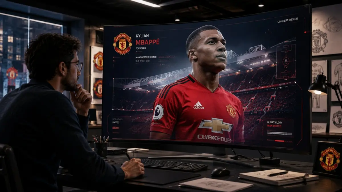 Ulasan mendalam seputar pergeseran kekuatan lini serang Eropa setelah mencuatnya desakan kuat di mana Kylian Mbappe didorong tinggalkan Real Madrid dan pindah ke Man United pada bursa transfer pemain musim ini. (ai/rifki/halojember)