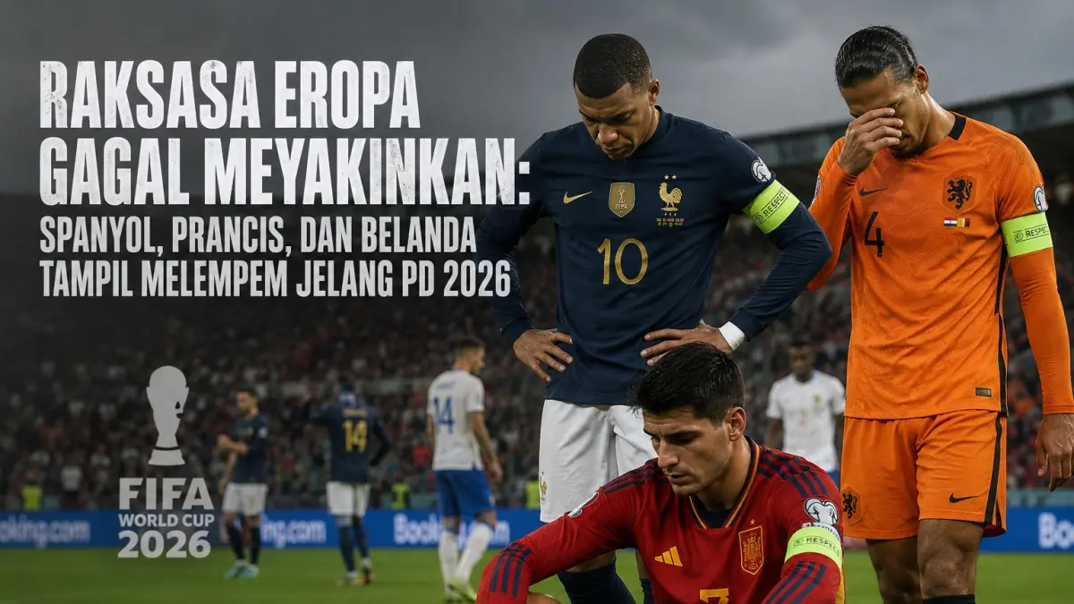 3 Raksasa sepak bola eropa meraih hasil yang kurang memuaskan menjelasng piala dunia 2026 (brilianabdillah/ai)