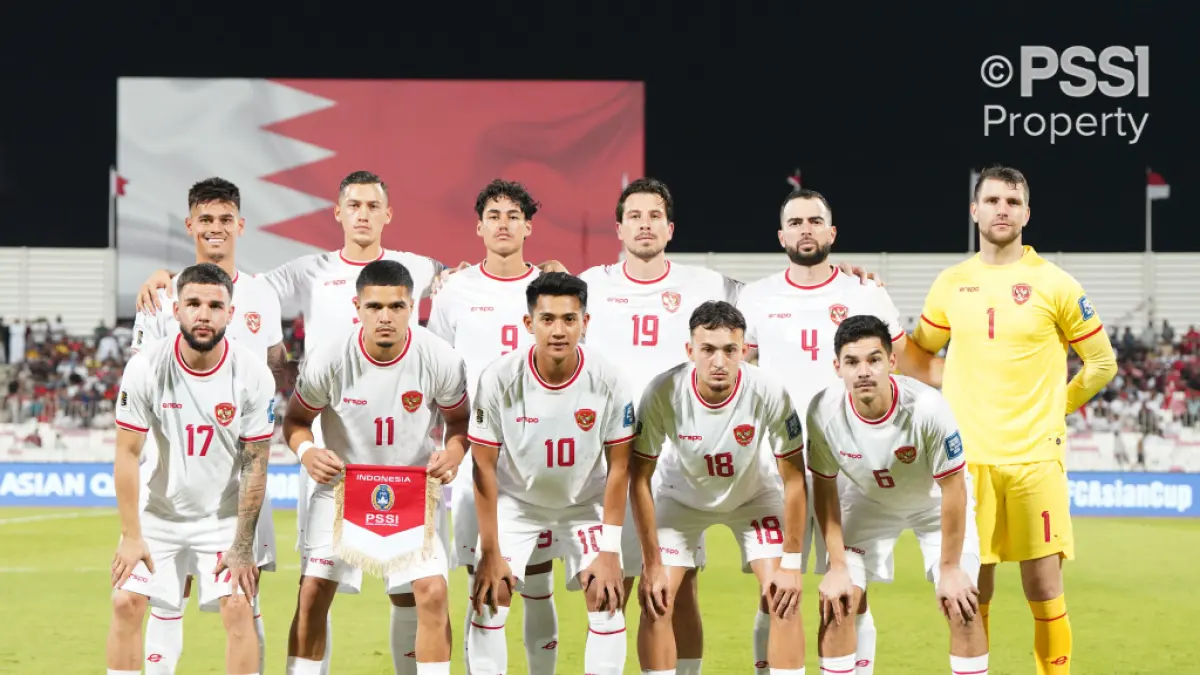 Line up Squad Timnas Indonesia melawan Bahrain di WCQ R3 (arsipPSSI)