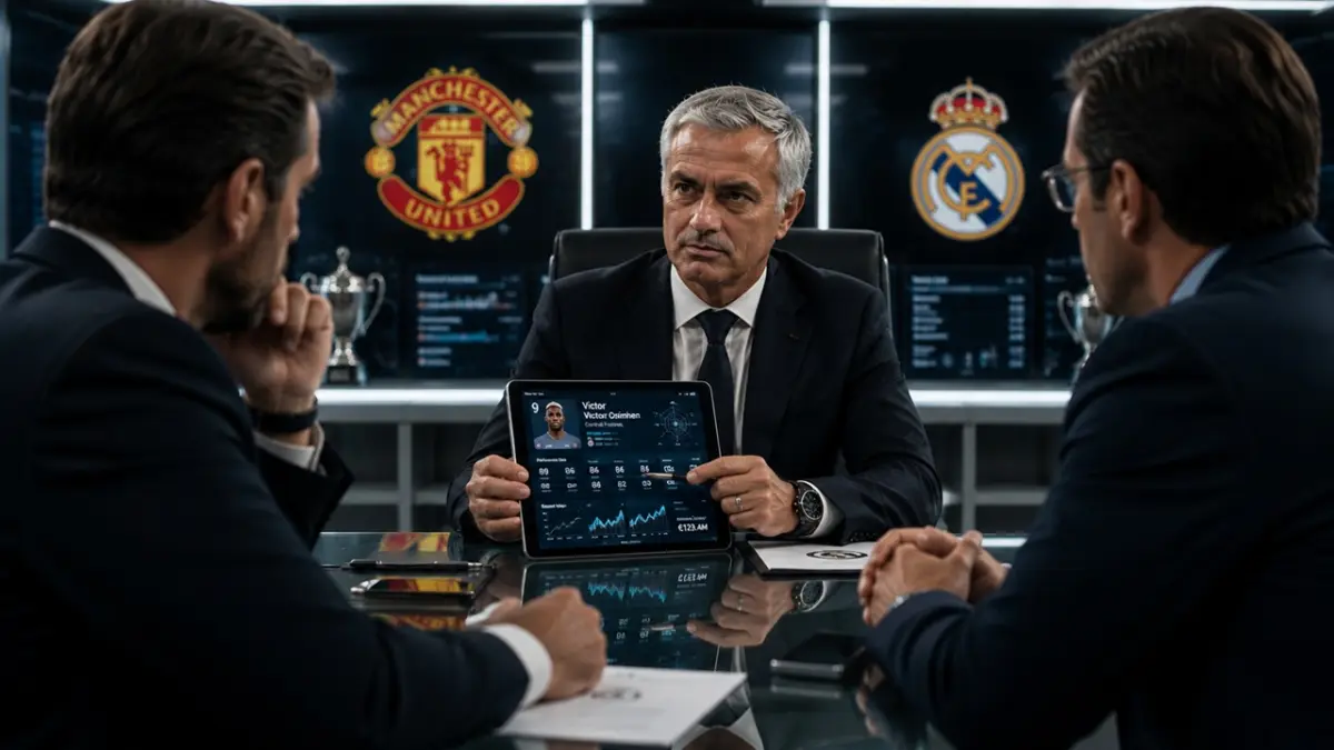 Ulasan mendalam seputar memanasnya persaingan pembajakan pemain bintang Eropa setelah mencuat fakta mengenai update bursa transfer rapat dengan Real Madrid Jose Mourinho beri kabar buruk untuk Manchester United pekan ini. (ai/rifki/halojember)