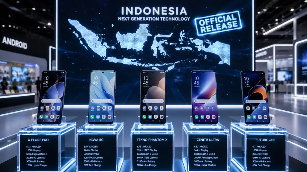 Ulasan mendalam seputar pergeseran pasar teknologi komunikasi nasional setelah rilis resmi mengenai daftar 5 HP yang akan rilis Juni 2026 ada yang sudah resmi di Indonesia oleh pengamat gadget pekan ini. (ai/rifki/halojember)
