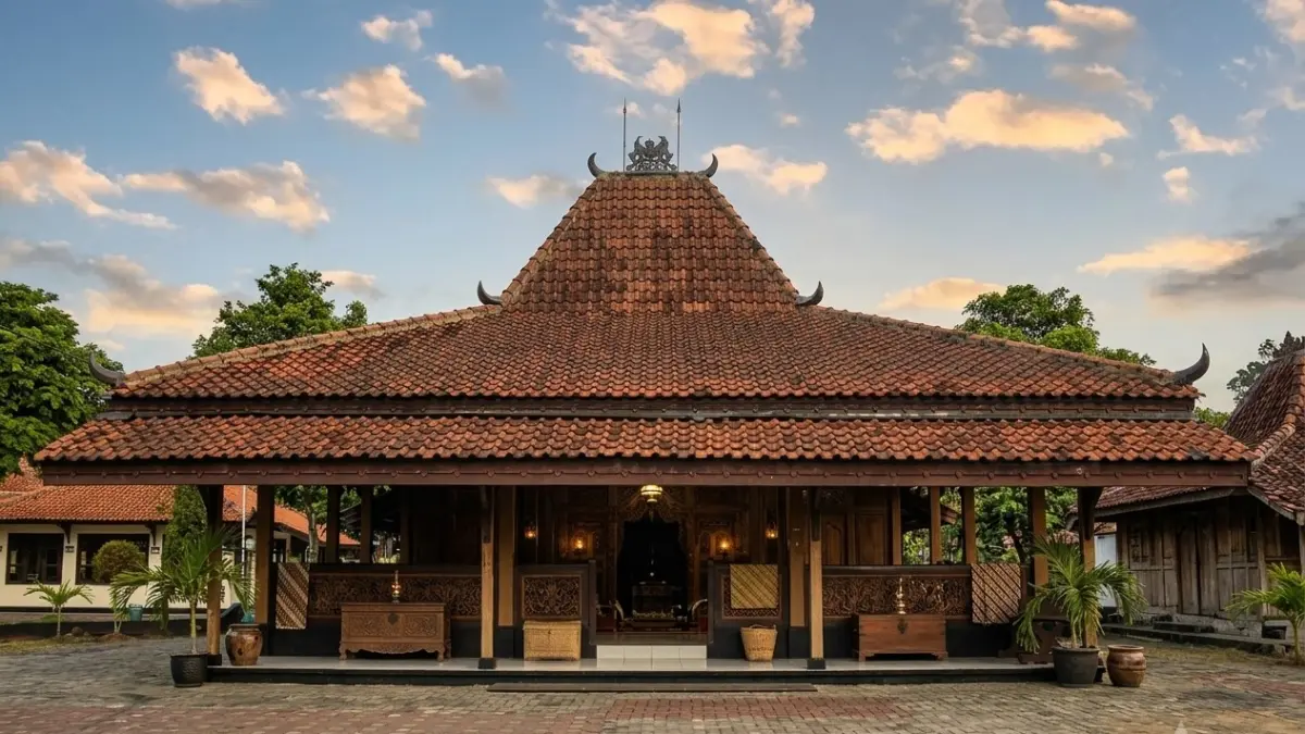 Ilustrasi rumah joglo (brilianabdillah/ai)