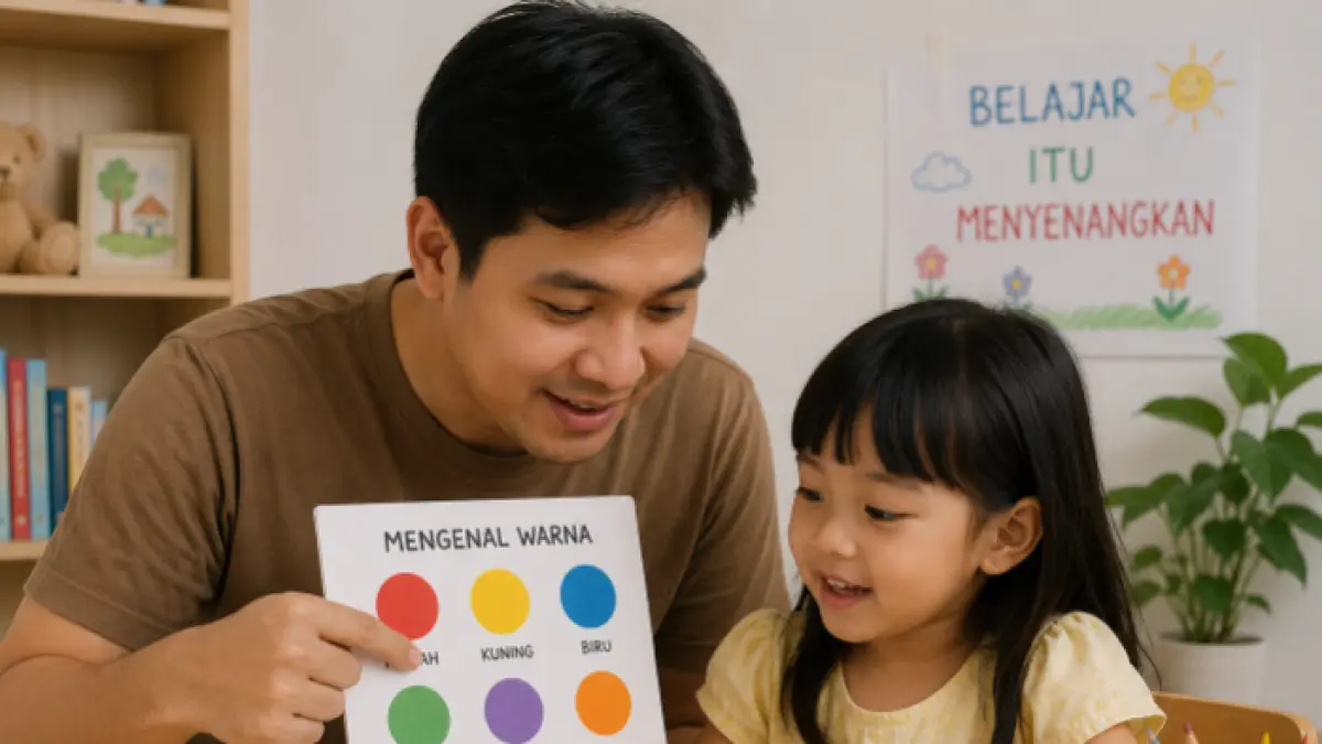 Mengenal warna dapat meningkatkan kreatiftas si kecil (AI/Halojember)