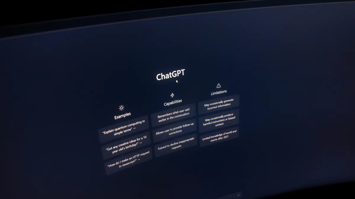 Ilustasi kehadiran AI sebagai bentuk kebaharuan digital. (Matheus Bertell)
