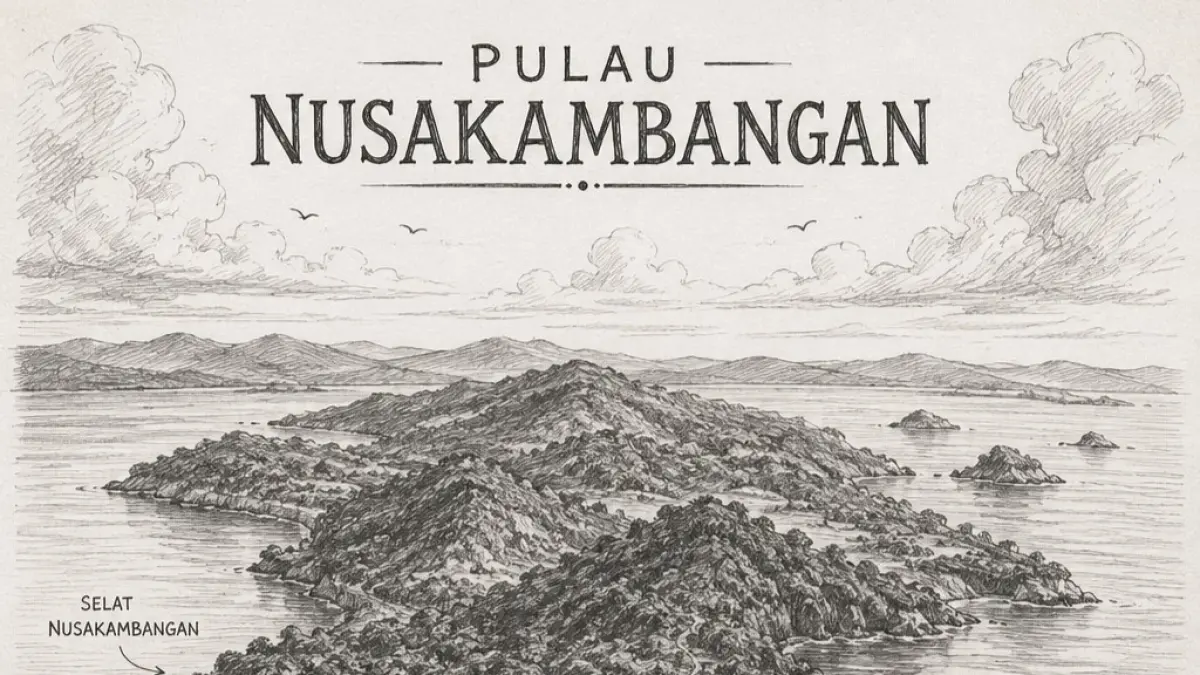 Ilustrasi Nusakambangan: Laboratorium Transformasi Pemasyarakatan. (Ijal/AI/ChatGPT)