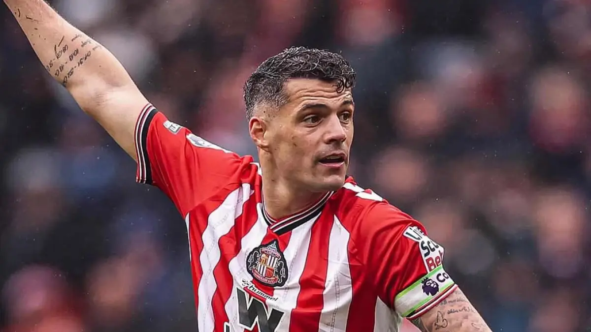 Chelsea Ditolak! Tawaran Perdana untuk Granit Xhaka Mentah, Sunderland Anggap Terlalu Rendah. (IG @granitxhaka)