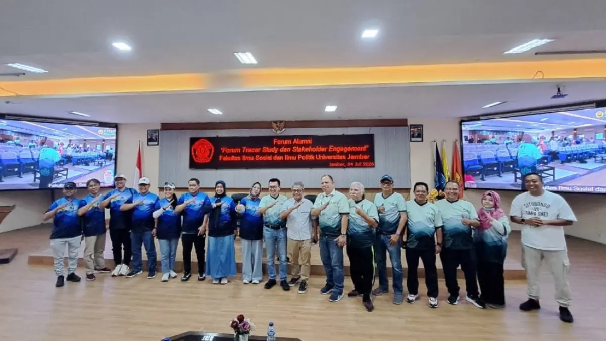 FISIP Unej Bangun Talent Ecosystem dengan Tracer Study, Enam Alumni Nasional Turut Perkuat Pengembangan Mahasiswa. (FISIP Unej)